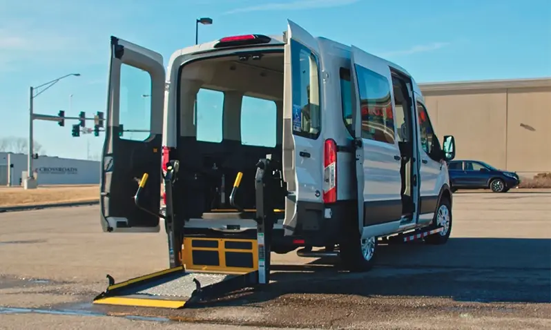 Wheel chair accessible Transit van